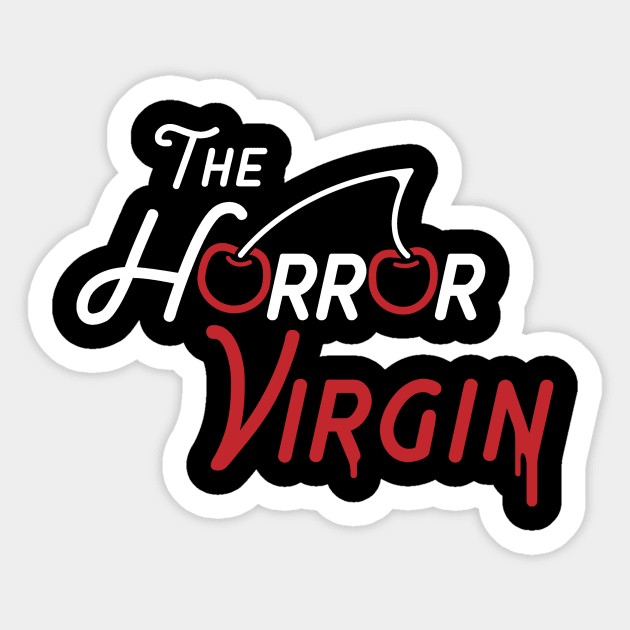 The Horror Virgin Full Text Logo Sticker by HorrorVirgin